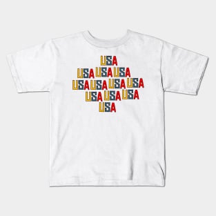 usa flag Kids T-Shirt